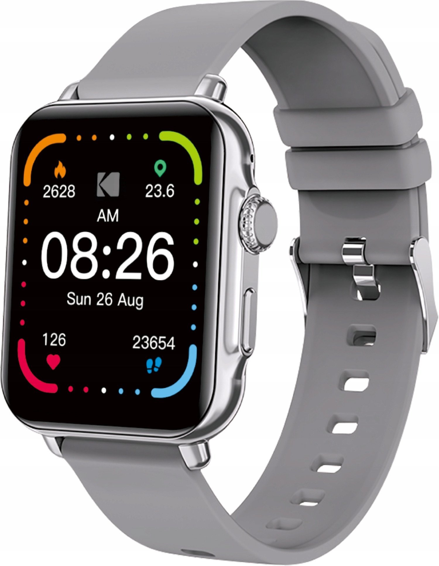 Ora inteligjente Kodak SW-7203, smartwatch, e zezë