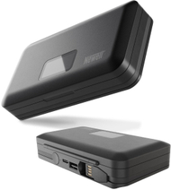 Karikues me powerbank Newell LCD, për Panasonic DMW BLK22, me lexues karte SD, i zi