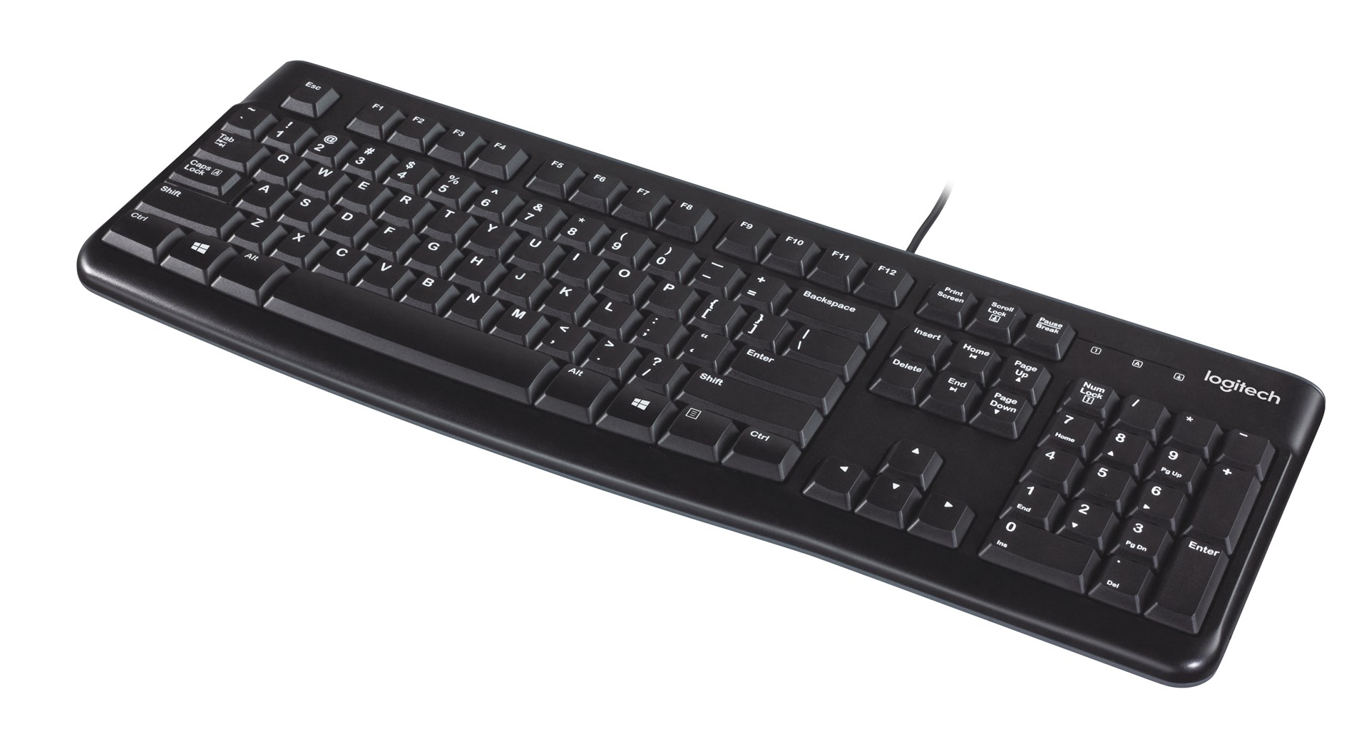 Tastierë Logitech K120, USB, e zezë