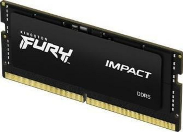 Memorie RAM Kingston Fury Impact SODIMM, DDR5, 32GB, 4800MHz, CL38