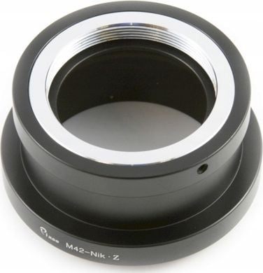 Adapter objektivi Pixco, Nikon Z në M42, metalik, i zi