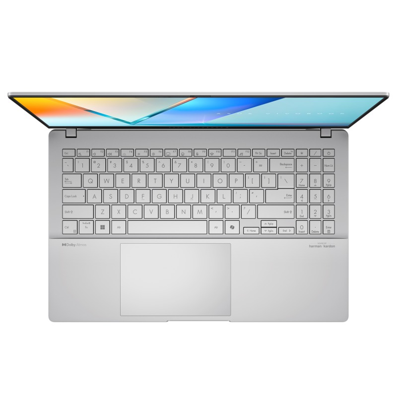 Laptop ASUS Vivobook S 15 S5507, 15.6", Snapdragon X Elite, 32GB RAM, 1TB SSD, i bardhë