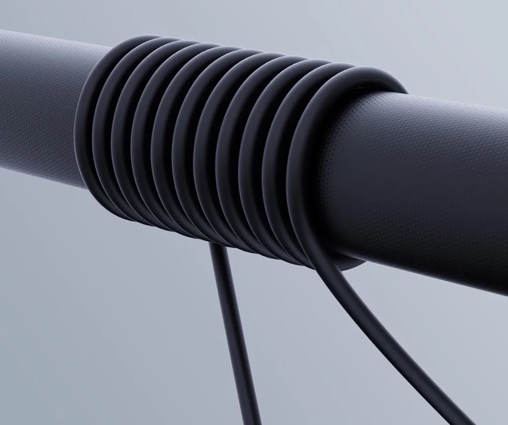 Kabllo Aukey, USB C / USB C, 1 m, e zezë