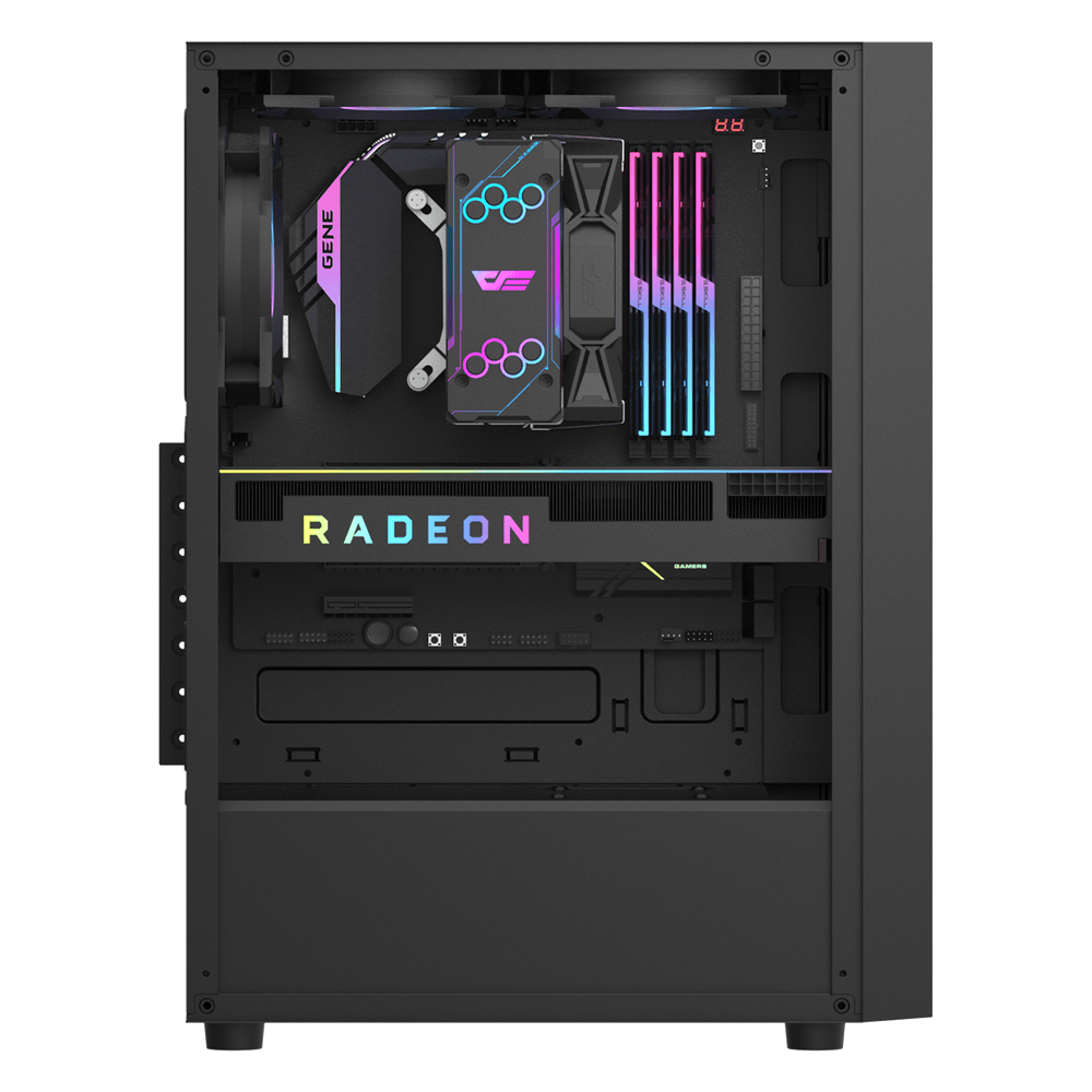 [OUTLET] Kasë Darkflash A290, Mid-Tower, e zezë