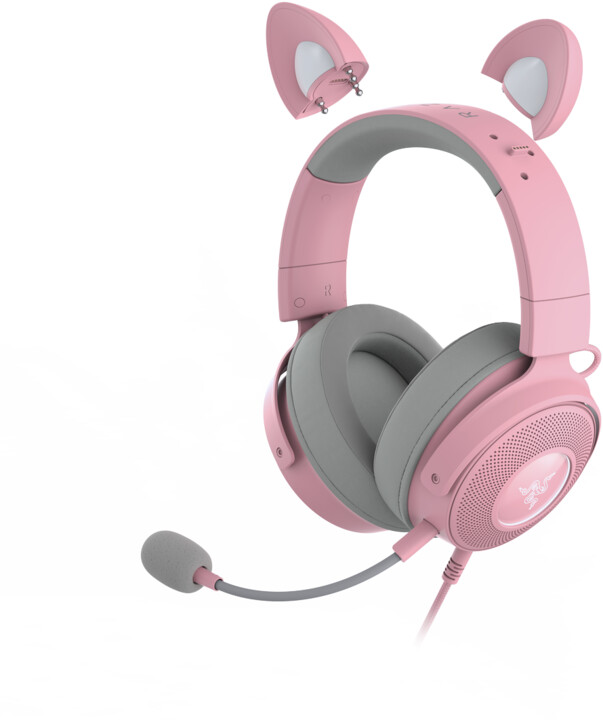 Kufje Razer Kraken Kitty ed. V2 Pro, rozë