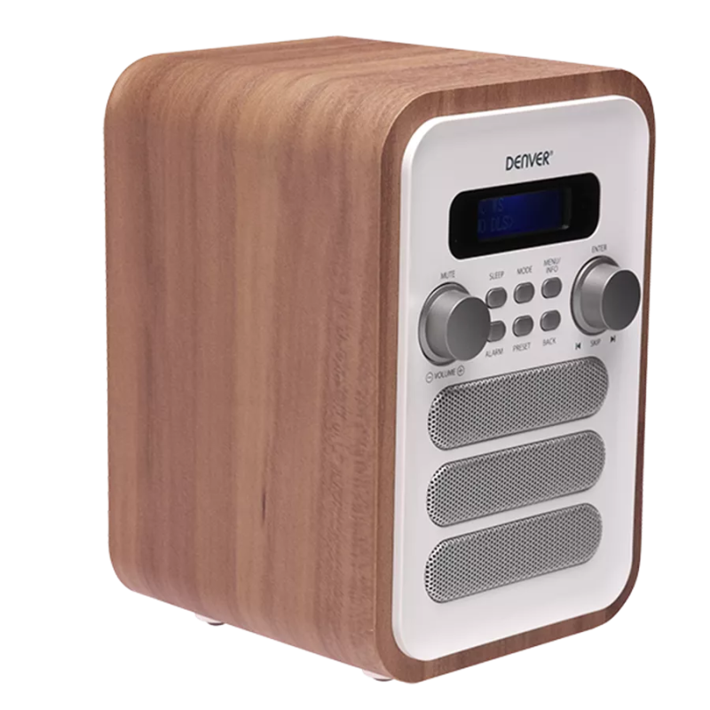 Denver FM Radio with Bluetooth DAB-48 White