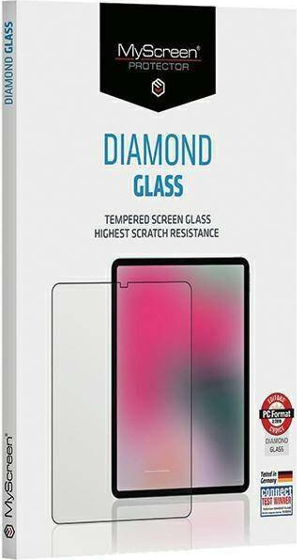 Mbrojtës ekrani MyScreen Ms Diamond Glass, për Samsung Galaxy Tab S8 S9 S9 FE A9 Plus, xham i temperuar, transparent
