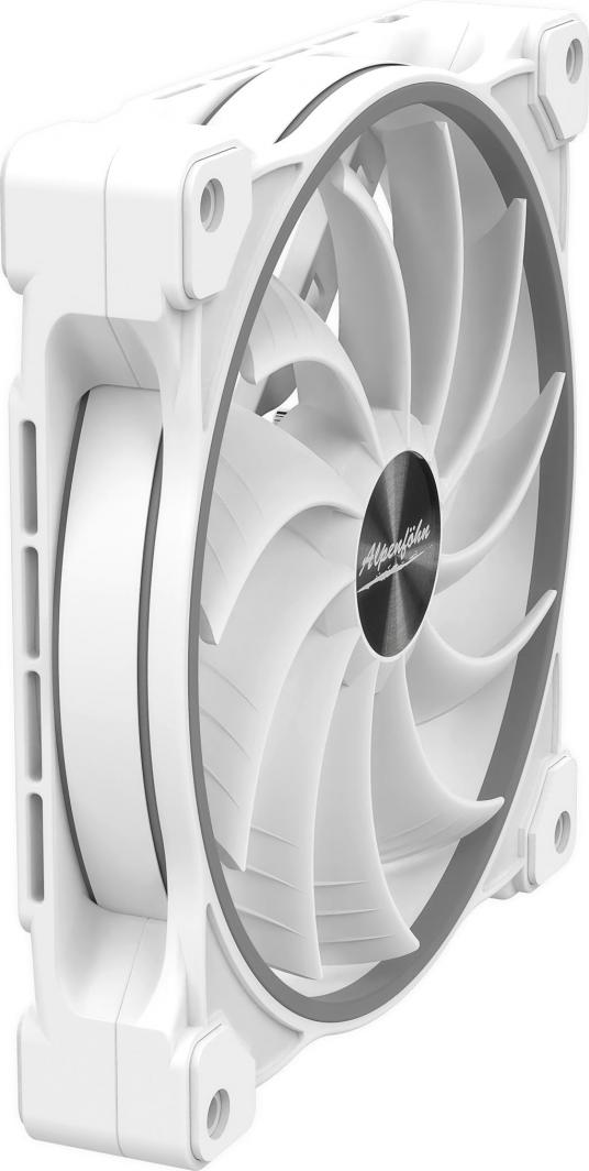 Ventilator për kompjuter Alpenfohn Wing Boost 3 ARGB, i bardhë