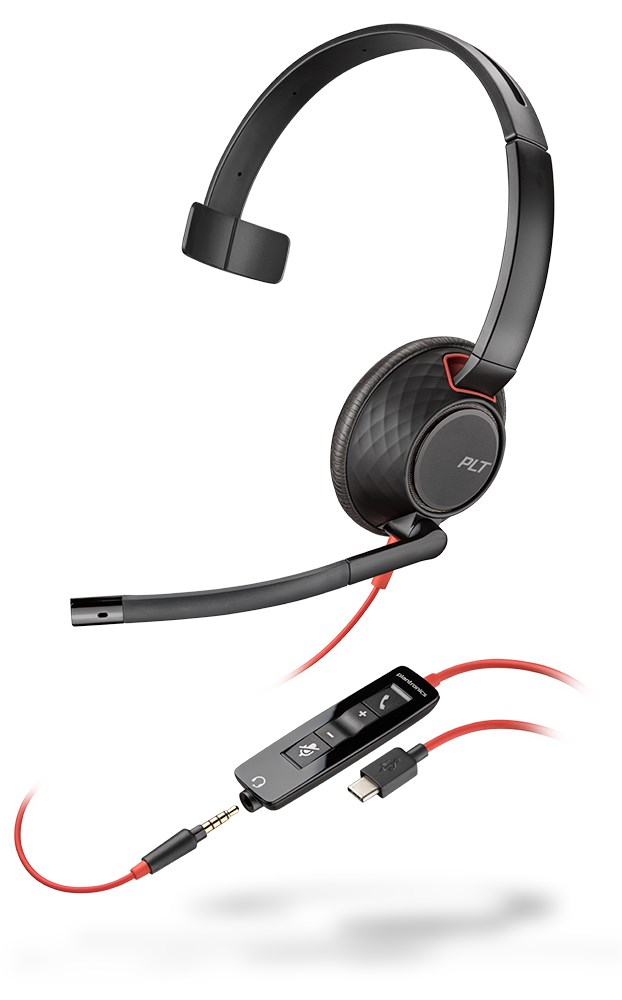 Kufje Poly Blackwire 5210, të zeza