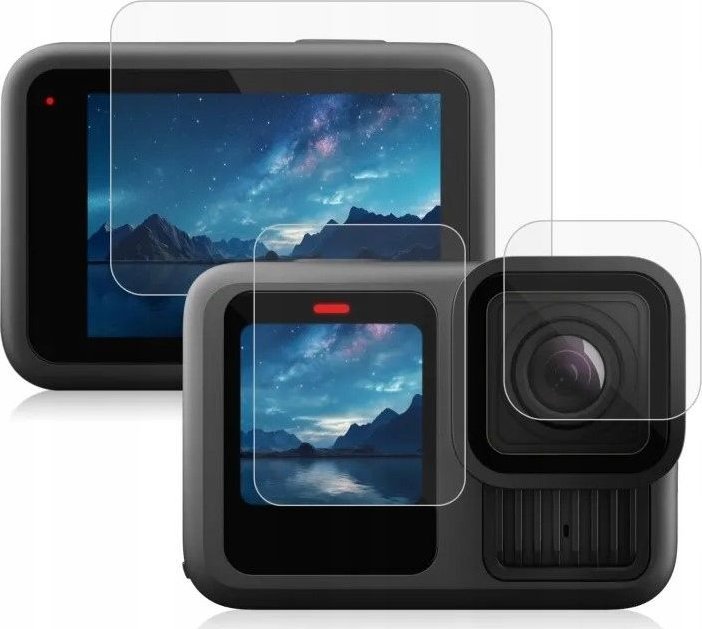 Заштитен сет Puluz PU954T за GoPro HERO 13 Black, калено стакло за леќа и екран, транспарентен