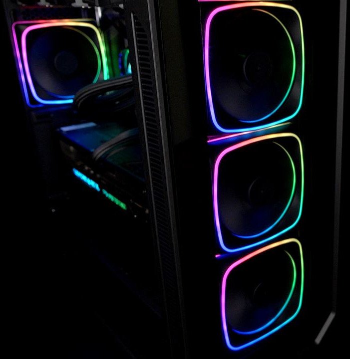 Вентилатор за куќиште Sharkoon Lights RGB PWM, 120mm, адресабилно RGB, црн