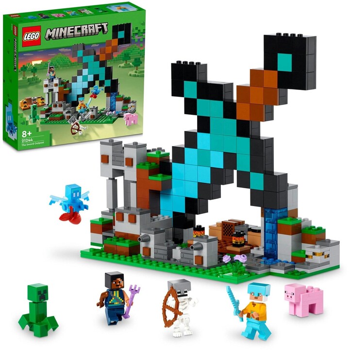 Set LEGO® Minecraft 21244 Knight's Base, 427 pjesë