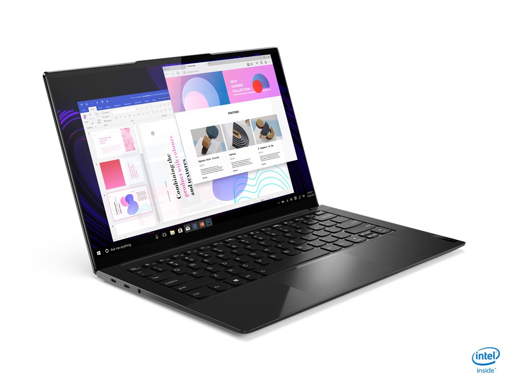 Лаптоп Lenovo Yoga Slim, 14", Intel i5-1135G7, 16 GB RAM, 1024 GB SSD, црн