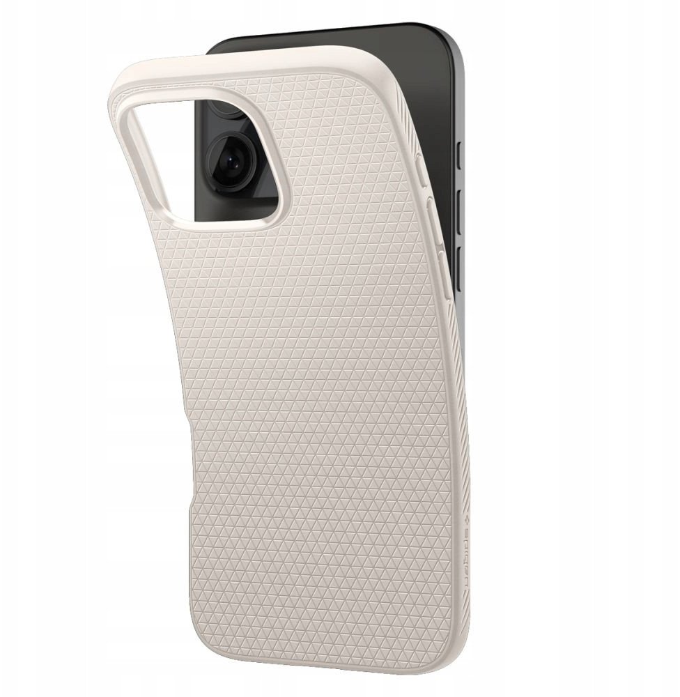 Mbrojtëse telefoni Spigen Liquid Air, për iPhone 17 Pro Max, gri