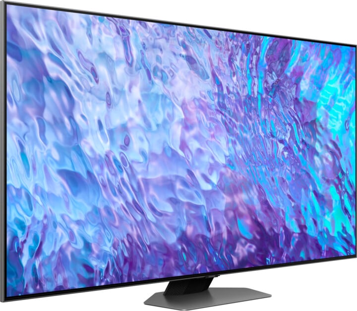 Televizor Samsung QE85Q80C, 85" (214cm), 4K UHD, i argjendtë