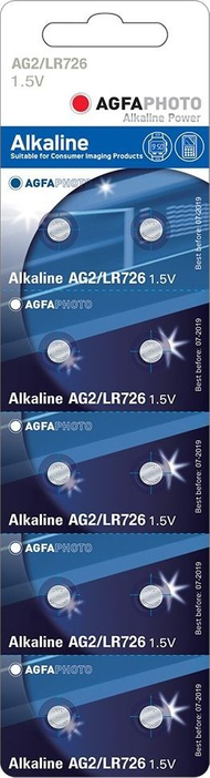 Батерија копче Agfa LR59, пакување 10 парчиња, алкална 1.5V