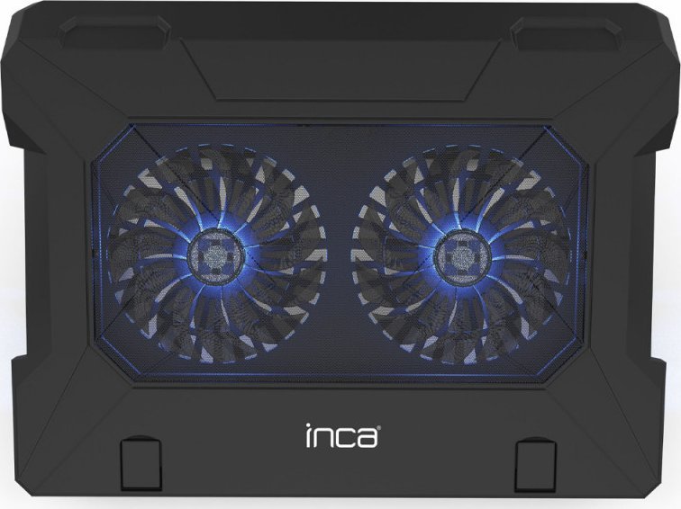 База за ладење за лаптоп Inca INC-321RX, 17\", со 2 вентилатори, црна
