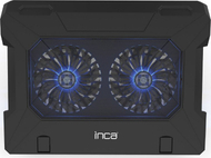 База за ладење за лаптоп Inca INC-321RX, 17\", со 2 вентилатори, црна