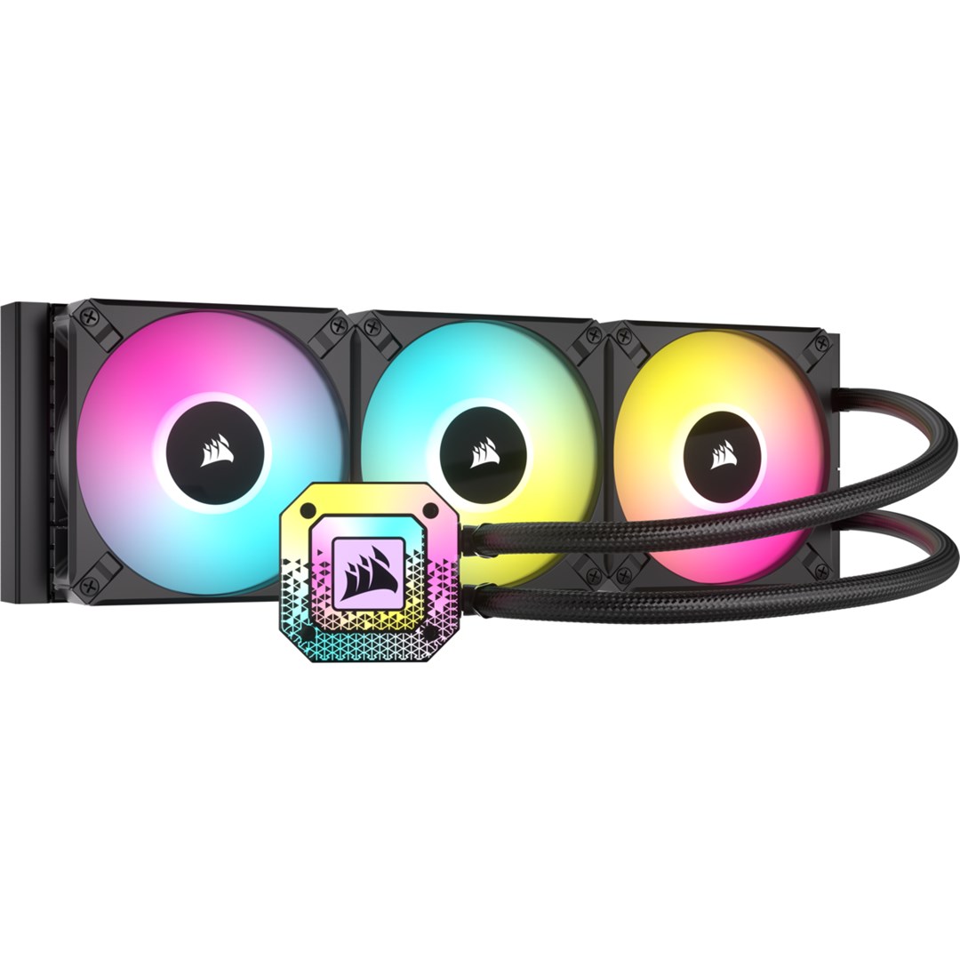 Ftohës me ujë Corsair iCUE H150i ELITE CAPELLIX XT, 12 cm, i zi