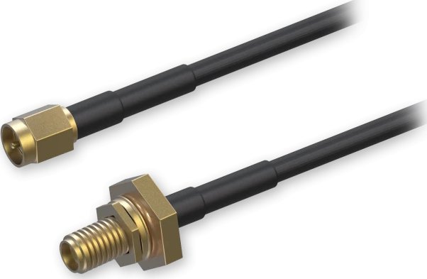 Kabllo zgjatuese SMA Teltonika PR2VM20M, për antena, e zezë