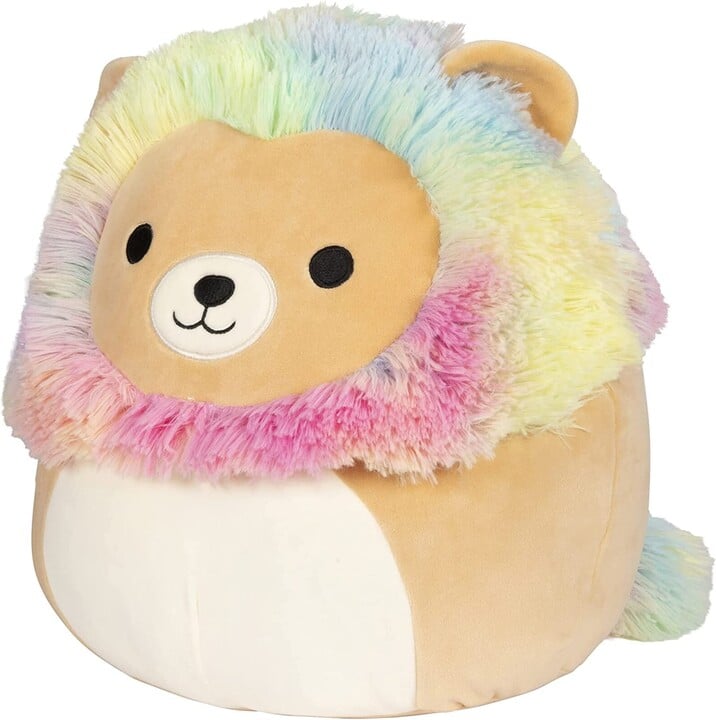 Плишана играчка Squishmallows Rainbow Lion - Leonard, 30 см