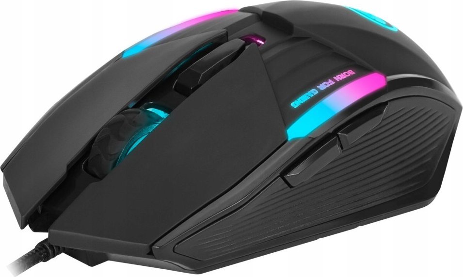 Mouse gaming Marvo M291, 6400 DPI, 6 butona, me kabëll USB, i zi