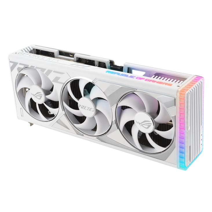 Kartelë grafike ASUS ROG Strix RTX 4080 SUPER, 16GB, GDDR6X, 2670MHz, e bardhë