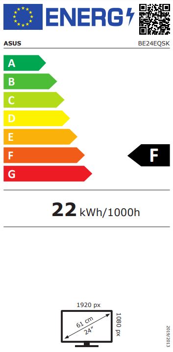 Монитор ASUS BE24EQSK, 23.8\", FHD, црн