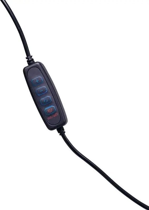 Ринг светло DÖRR SLR-12 Bi-Color, 80 LED, приспособлива температура на боја, црно