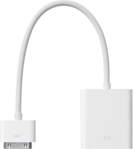 Përshtatës Apple 30-pin në VGA, i bardhë