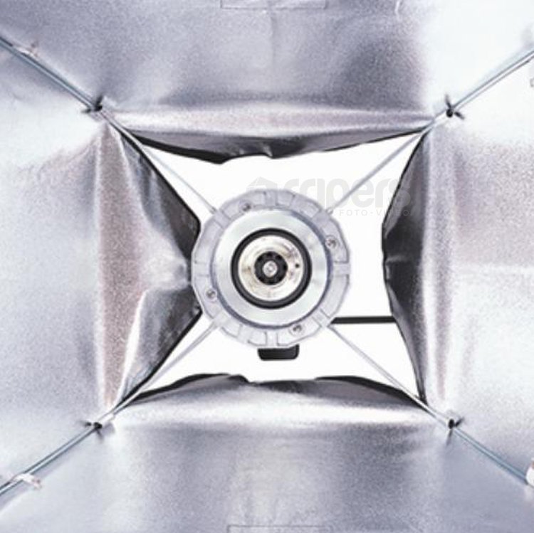 Softbox Aurora Lite Bank LBDR 1420S, 140 x 200 cm, drejtkëndor, i argjendtë
