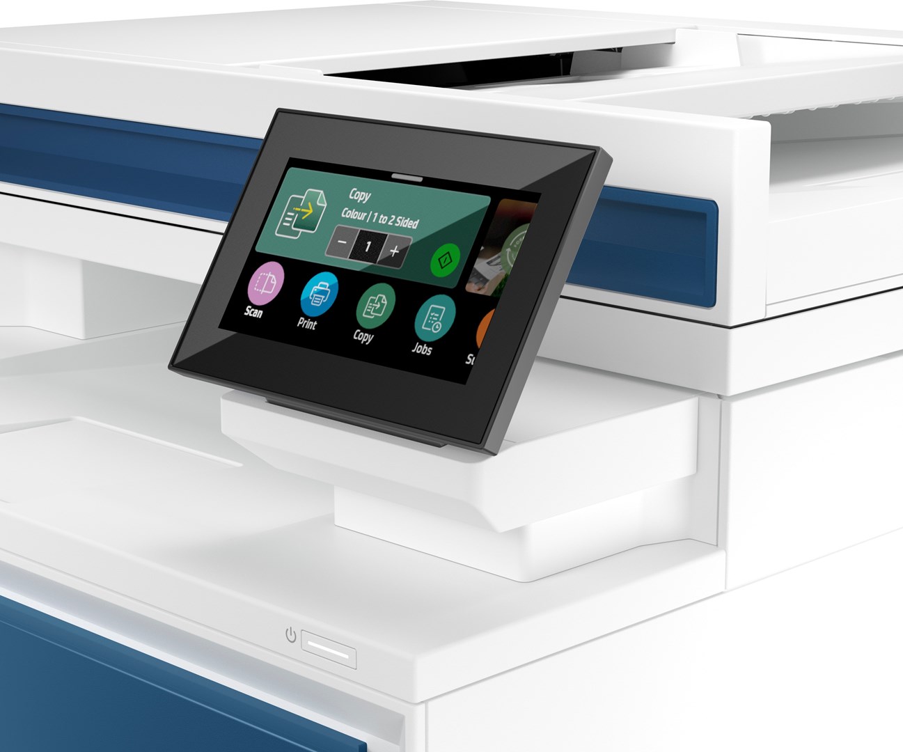 Printer multifunksional HP Color LaserJet Pro MFP 4302fdn, 33 ppm, i kaltër/i bardhë