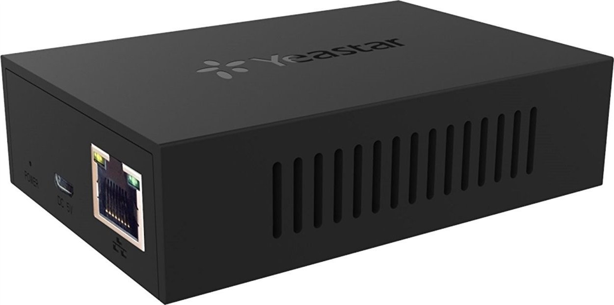 Аналоген телефонски адаптер Јистар Неогејт ТА200, 2 FXS порти, компактен, црн