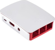 Kuti Raspberry Pi Case për Raspberry Pi 4B, e kuqe/ e bardhë