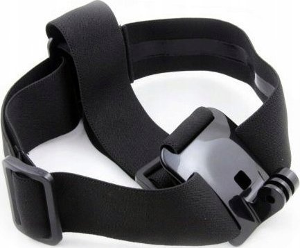 Rrip koke për kamerë aksion XREC Head Strap Mount, i rregullueshëm, i zi