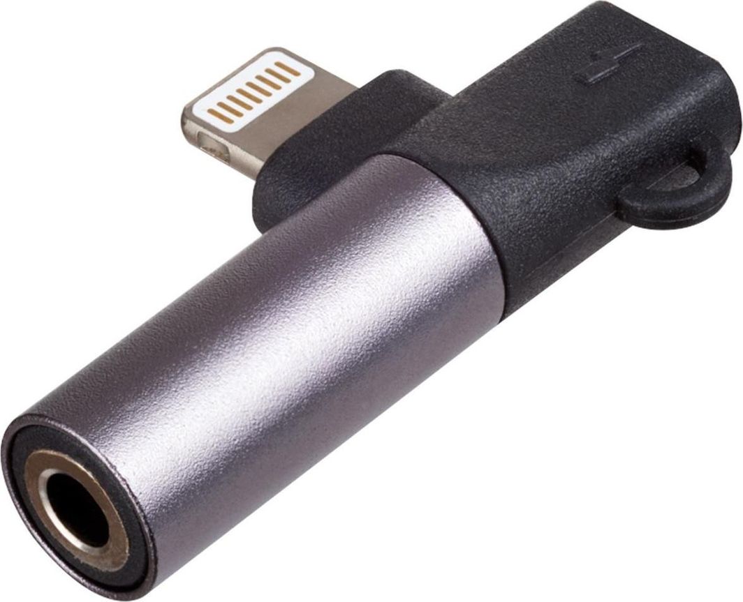 Përshtatës USB Akyga Lightning - mini Jack 3,5 mm (AK-AD-63), i zi