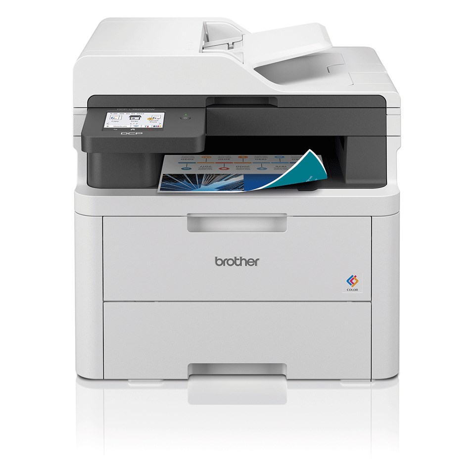 Printer multifunksional Brother DCP-L3560CDW, LED, 26 faqe/min, i bardhë