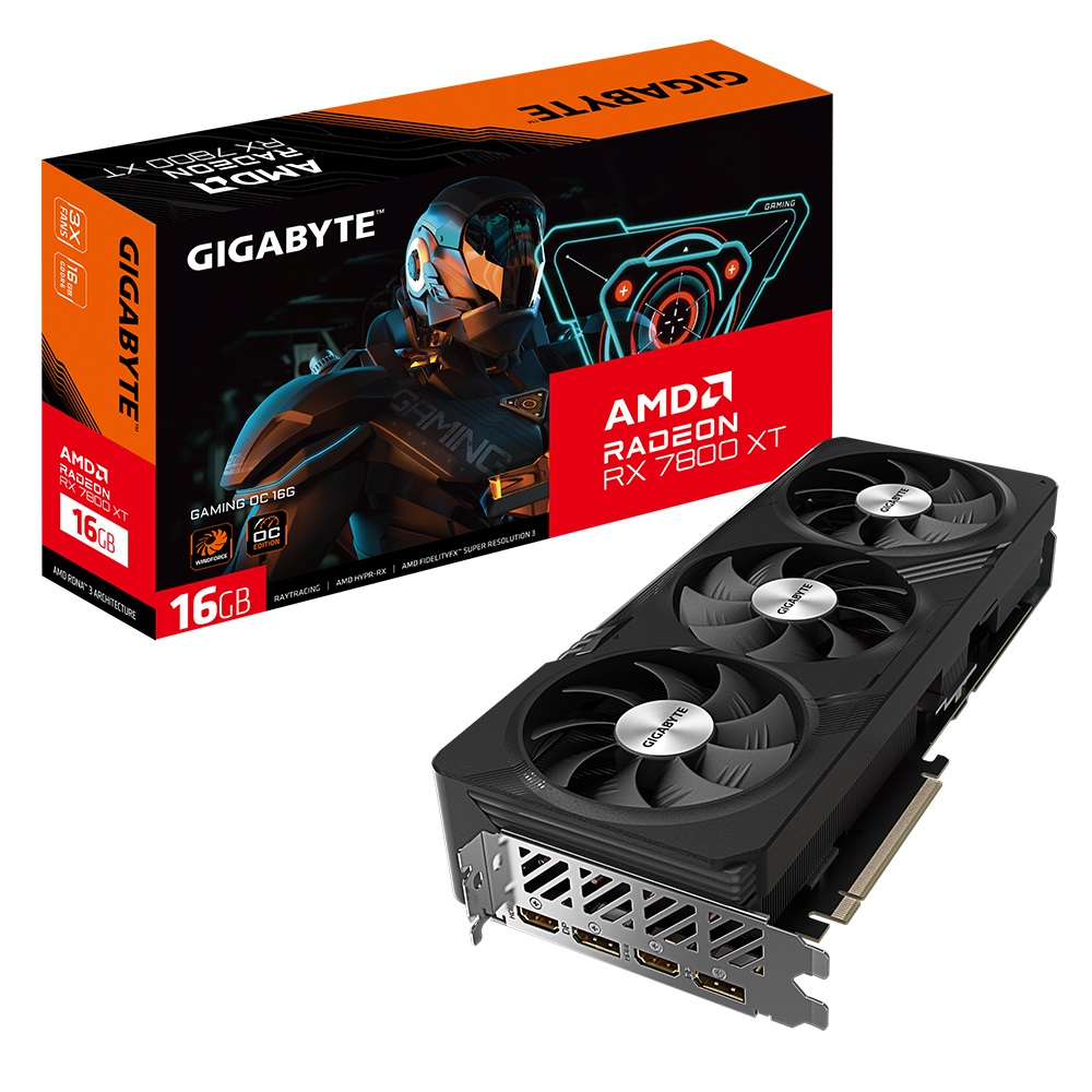 Kartelë grafike AMD GIGABYTE Radeon RX 7800 XT OC, 16GB GDDR6