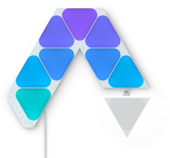 Set ndriçimi Nanoleaf Shapes Triangles Mini Starter Kit 9 Pack