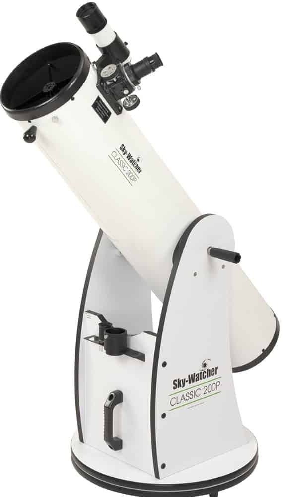 Teleskop astronomik Sky Watcher Skyliner 200P Classic Dobsonian, reflektor Newtonian, diametër 200mm, i zi