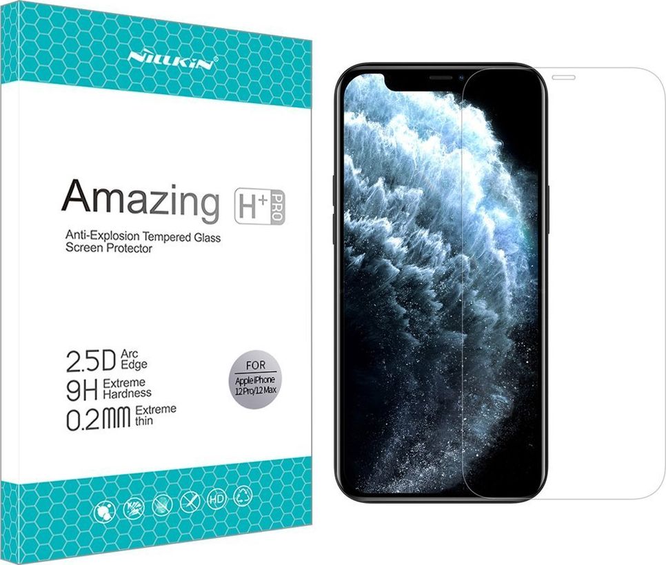 Xham mbrojtës Nillkin Amazing H+ PRO për Apple iPhone 12, iPhone 12 PRO