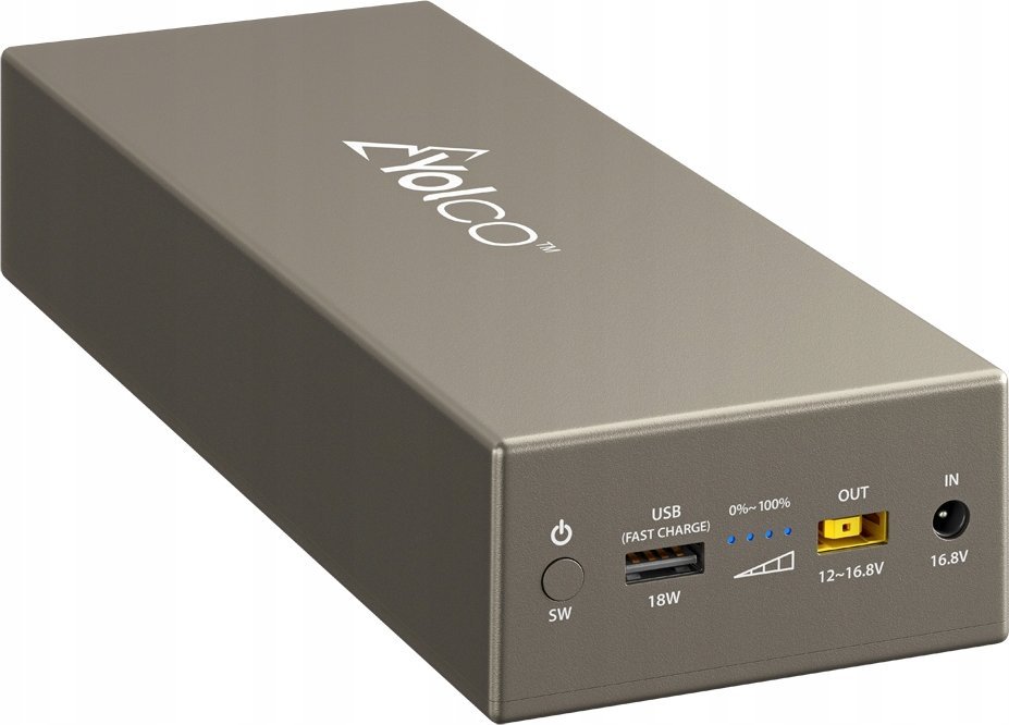 Powerbank i jashtëm Yolco CSX5, 13000mAh, 120W, i zi