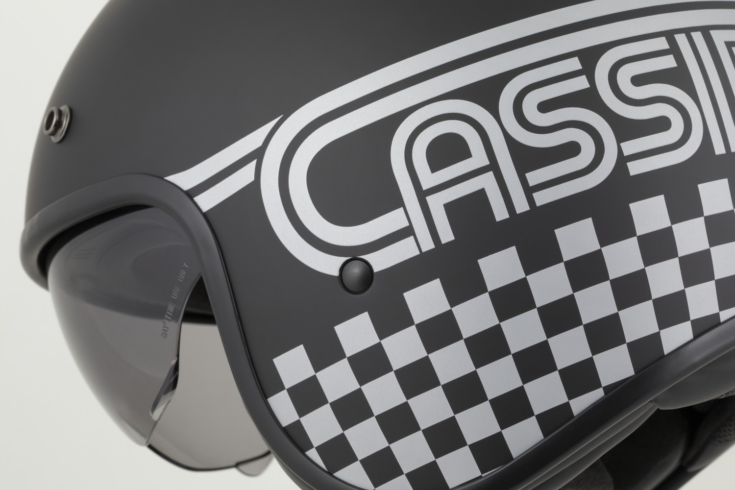 Kaska moto CASSIDA Oxygen 2.0 Rondo, e zezë matte argjendi