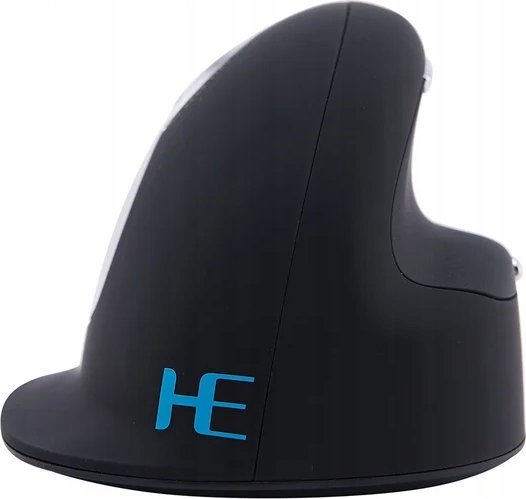 Mouse ergonomik R-Go Tools R-Go Mouse HE, për dorën e majtë, Bluetooth, madhësi e madhe, i zi argjendtë