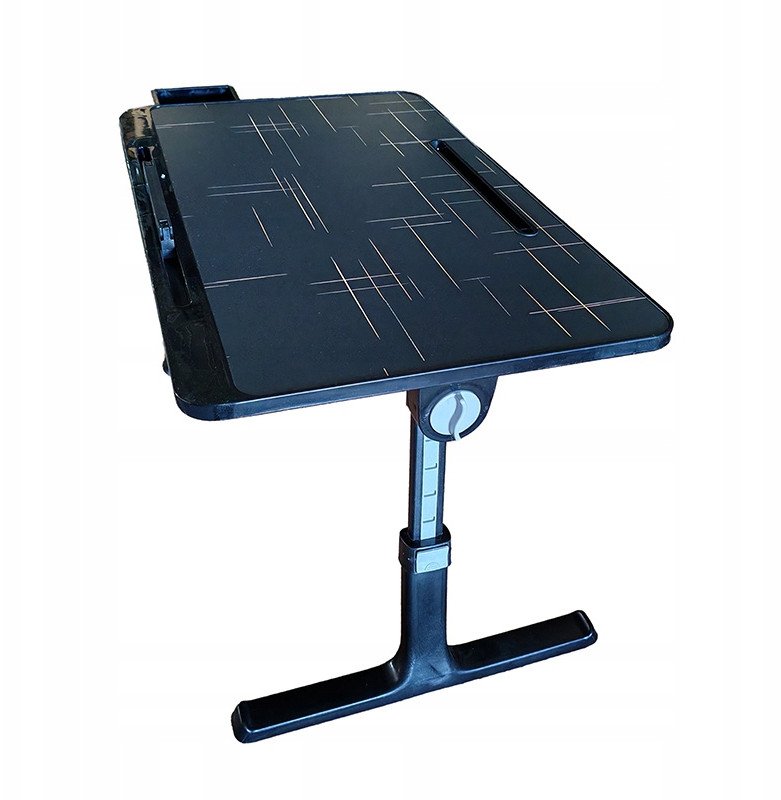 Маса за лаптоп Matrix, прилагодлива, 4 USB порти, вентилатор, црна