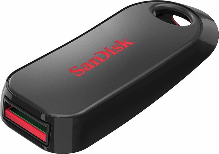 USB SanDisk Cruzer Snap, 64GB, USB 2.0, e zezë