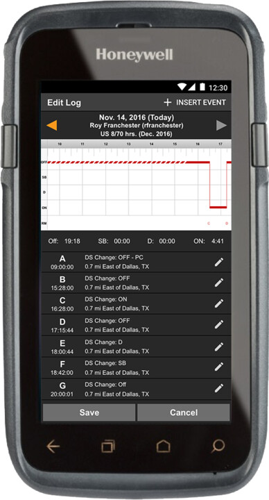 Terminal Honeywell CT60 - Wi-Fi, 4/32, BT, 4.7 ", GMS, Android 7 