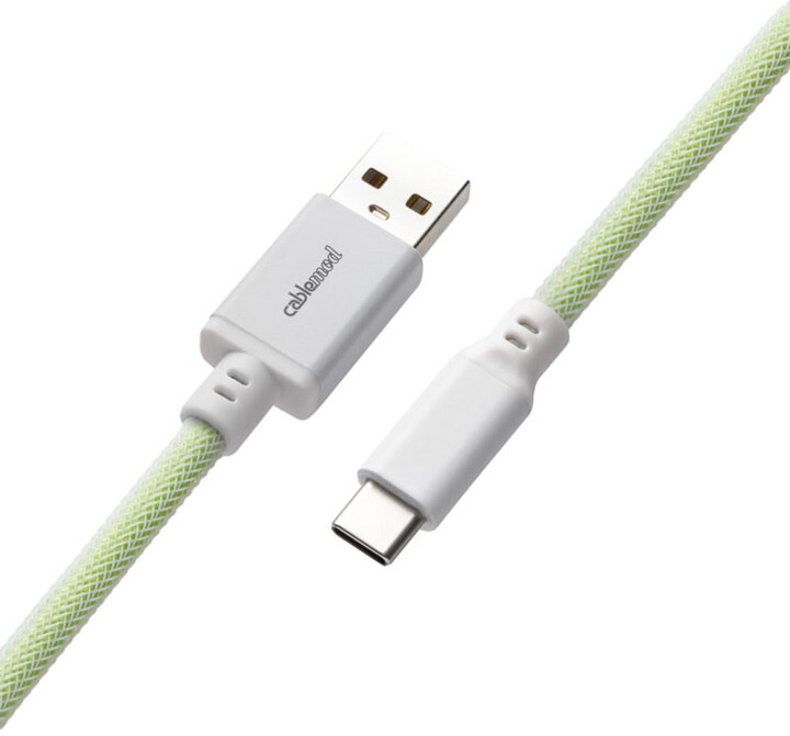 Кабел CableMod Pro Coiled Cable, USB-C/USB-A, 1,5m