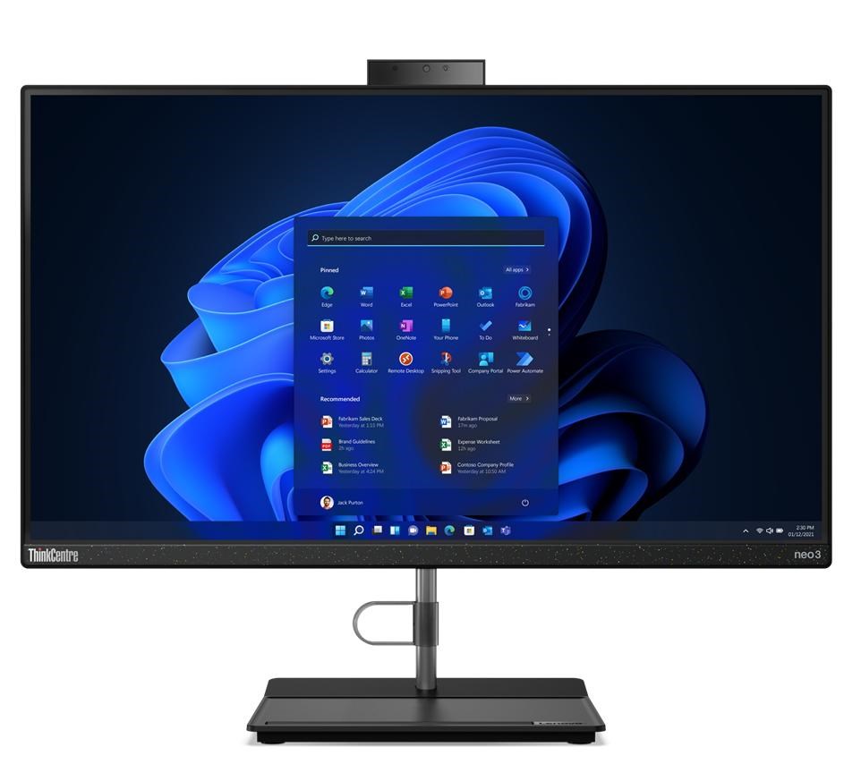 Kompjuter All-in-One Lenovo ThinkCentre neo 30a, 23.8" Full HD, i5-1240P, 8GB RAM, 512GB SSD, i zi