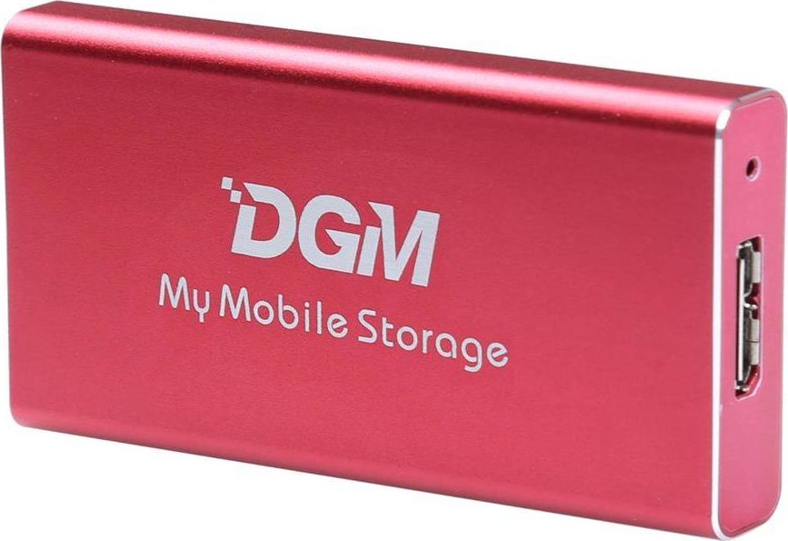Надворешен SSD DGM My Mobile Storage MMS512RD, 512GB, USB 3.0, црвен